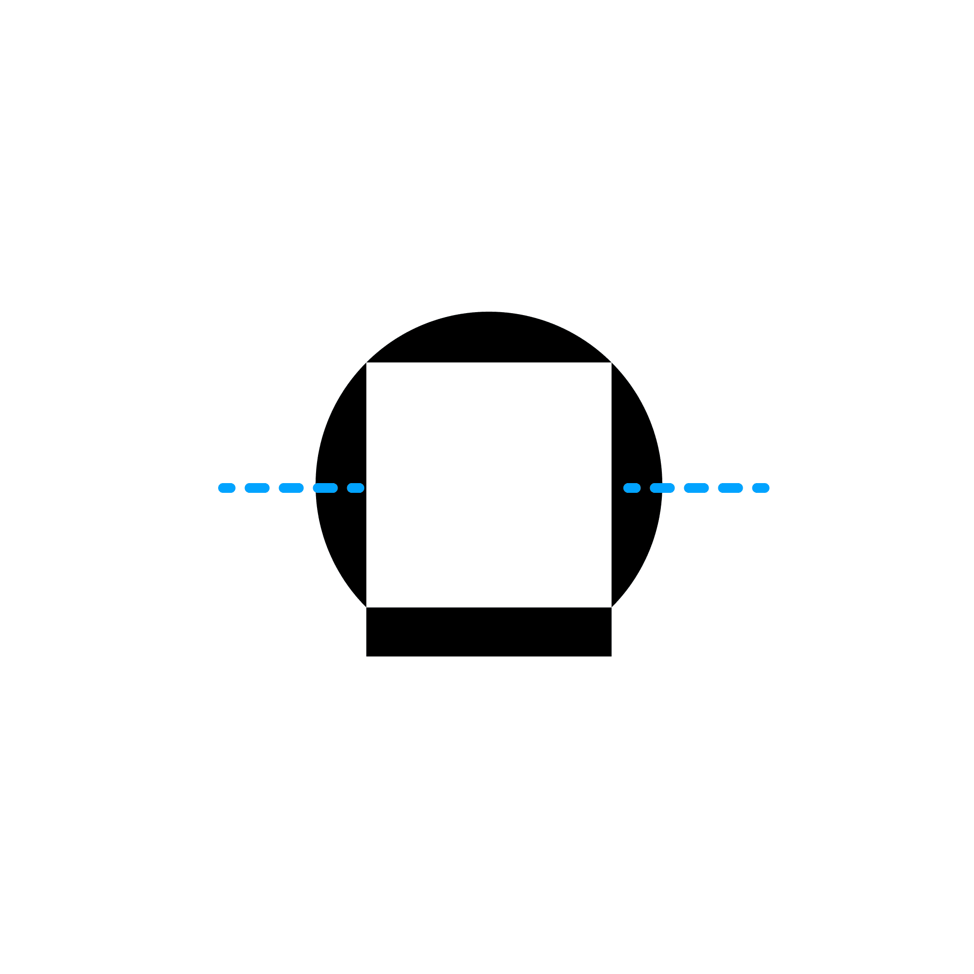 Blueprint of 'simple side' helmet pattern.